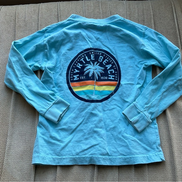 Kids Blue Long Sleeve Myrtle Beach shirt size XS. - Picture 2 of 5